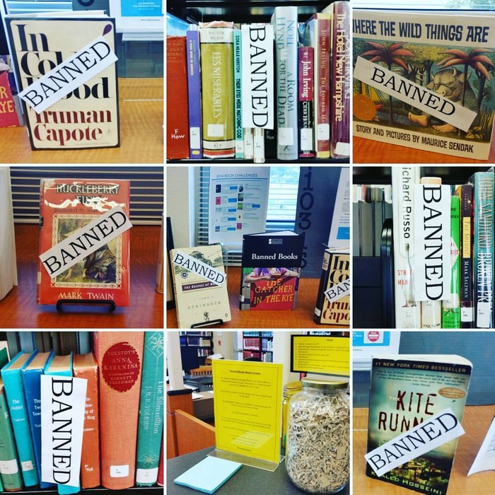 Banned Books Week Collage