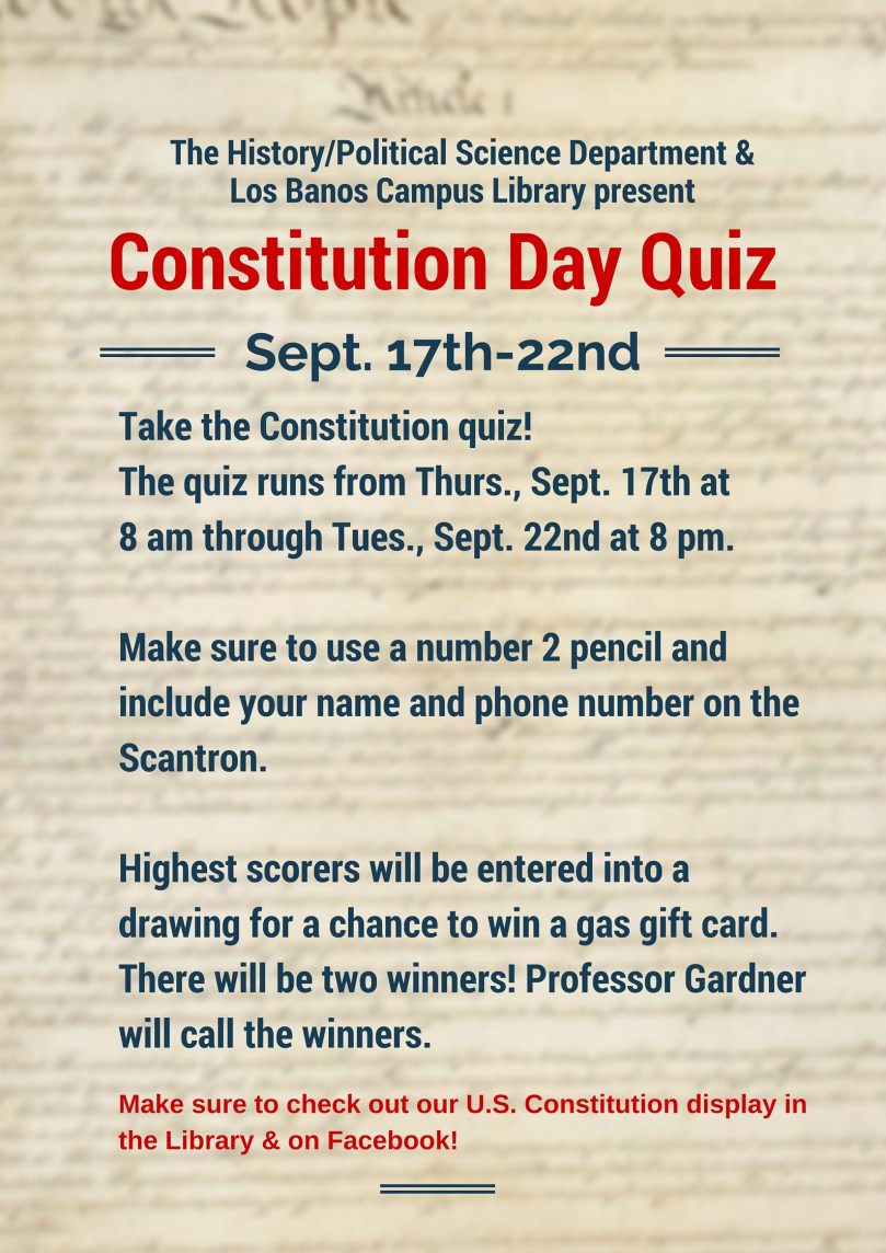 Constitution Day Quiz
