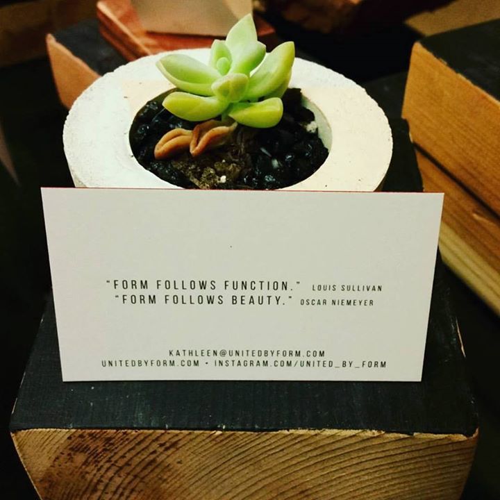 United by Form Business Card